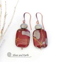 Noreena Jasper Earrings - Natural Australian Stone Jewelry