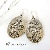 Tree of Life Sterling Silver Earrings - Earthy Nature Jewelry