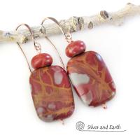 Noreena Jasper Earrings - Natural Australian Stone Jewelry