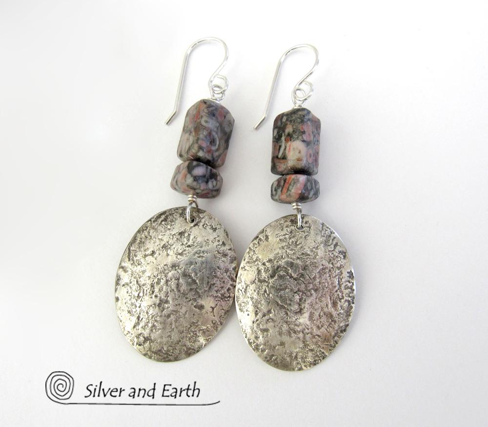 Fossil silver earrings hot sale