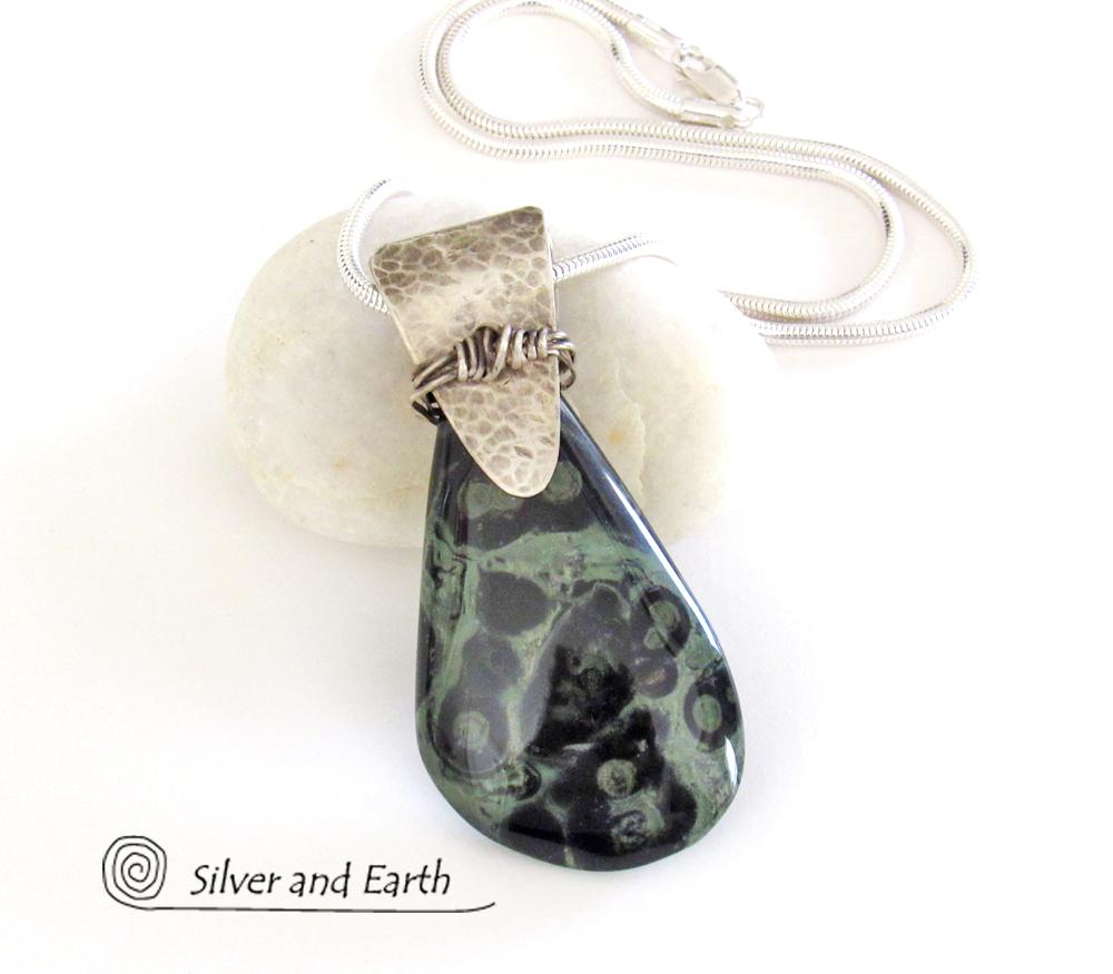 Kambaba jasper hotsell necklace