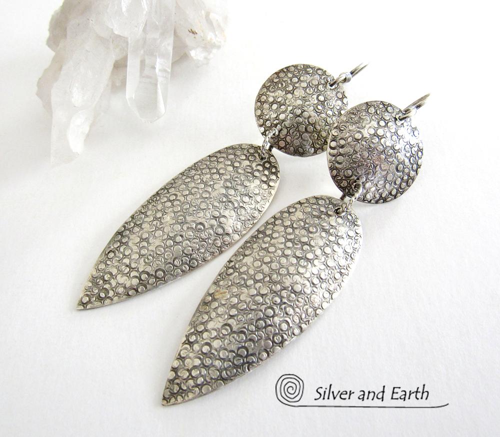 Contemporary Sterling Silver Earrings | LOVE2HAVE in the UK!