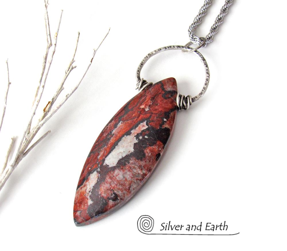 Jasper best sale stone necklace
