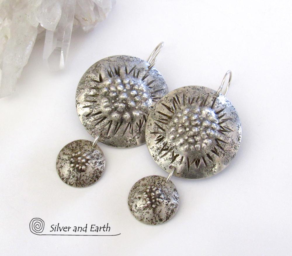 Big sterling silver earrings online