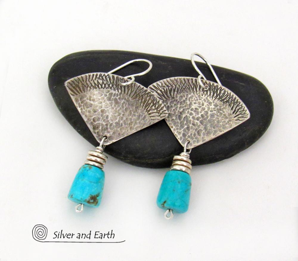 STERLING SILVER SPIRAL EARRINGS – Of Earth And Ocean